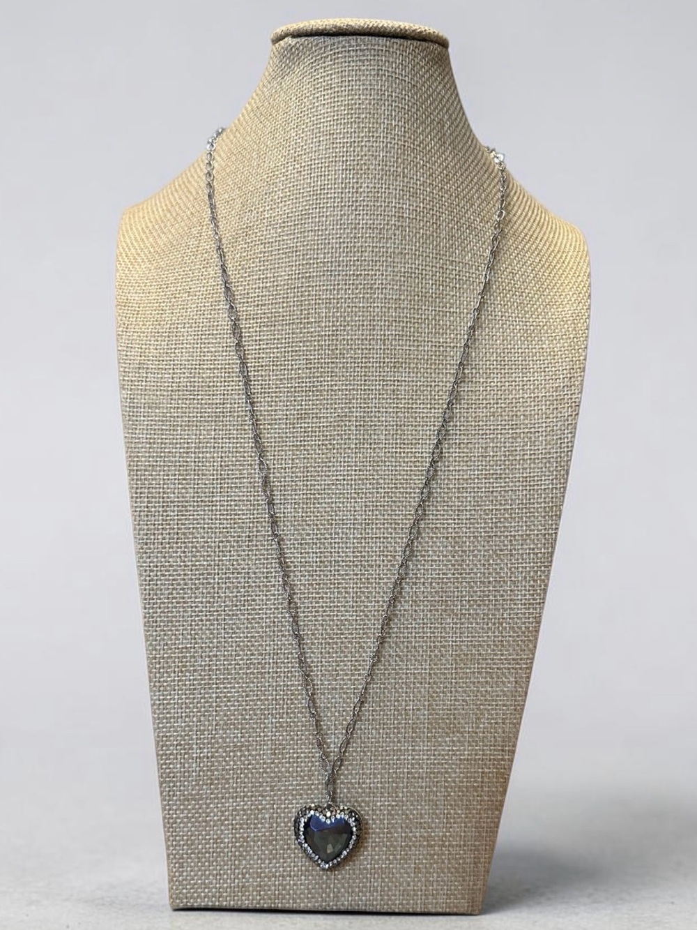 Avon Studio 1886 Sterling Silver Heart Pendant Necklace